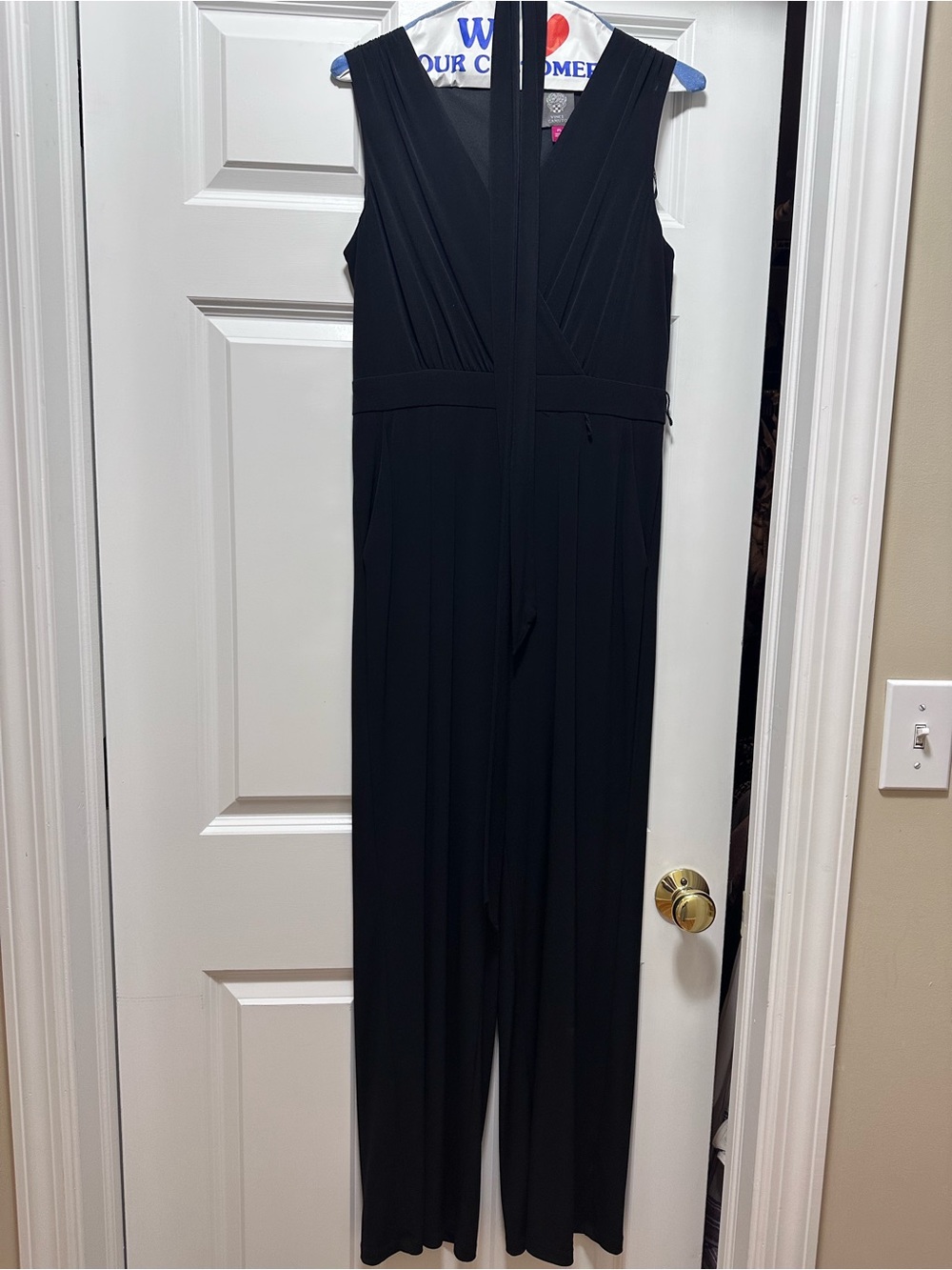 Classic Black Sleeveless Jumpsuit